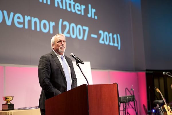 Steve O’Donnell at the Colorado Environmental Leadership Program awards banquet