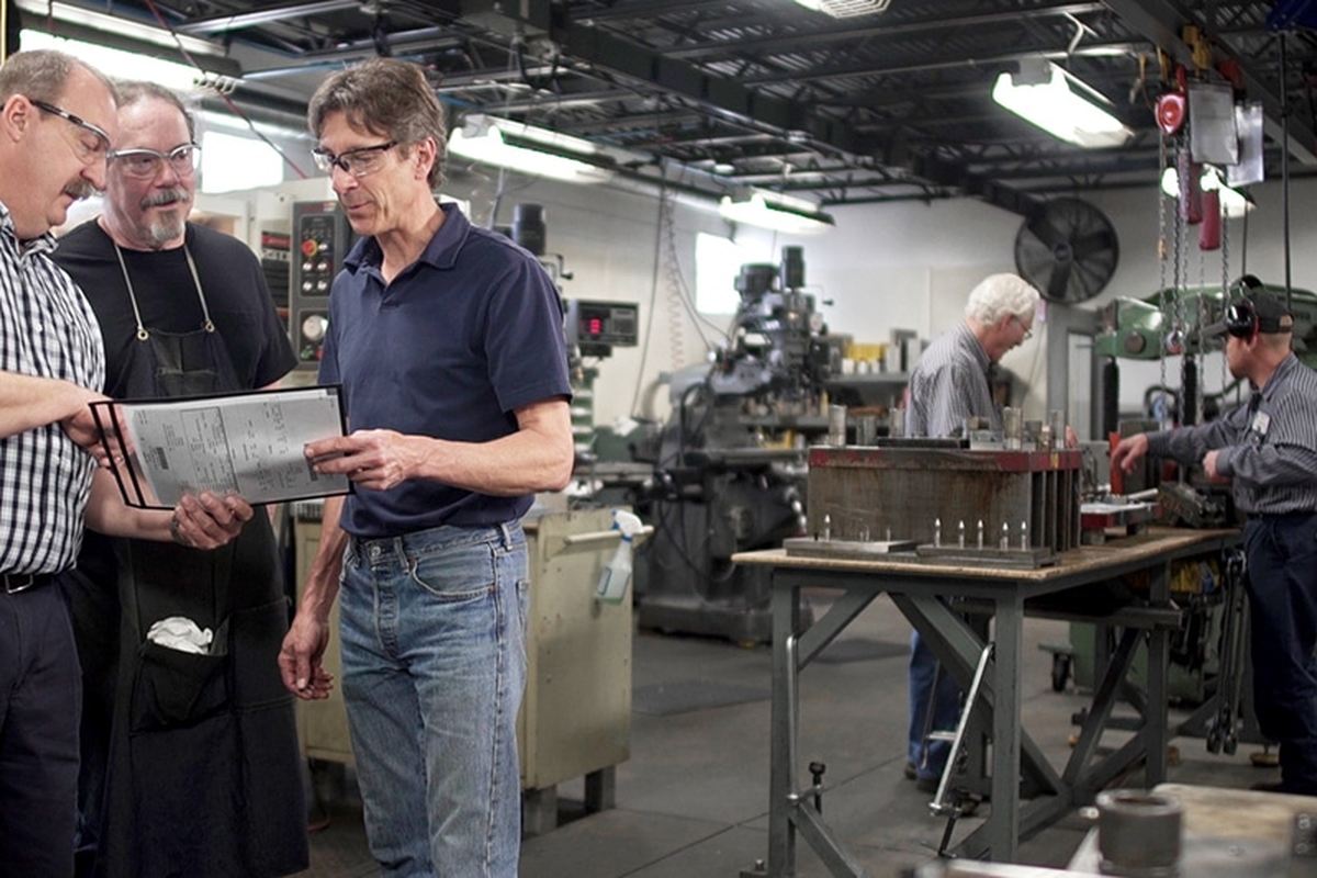The tool room at Frontier Metal Stamping