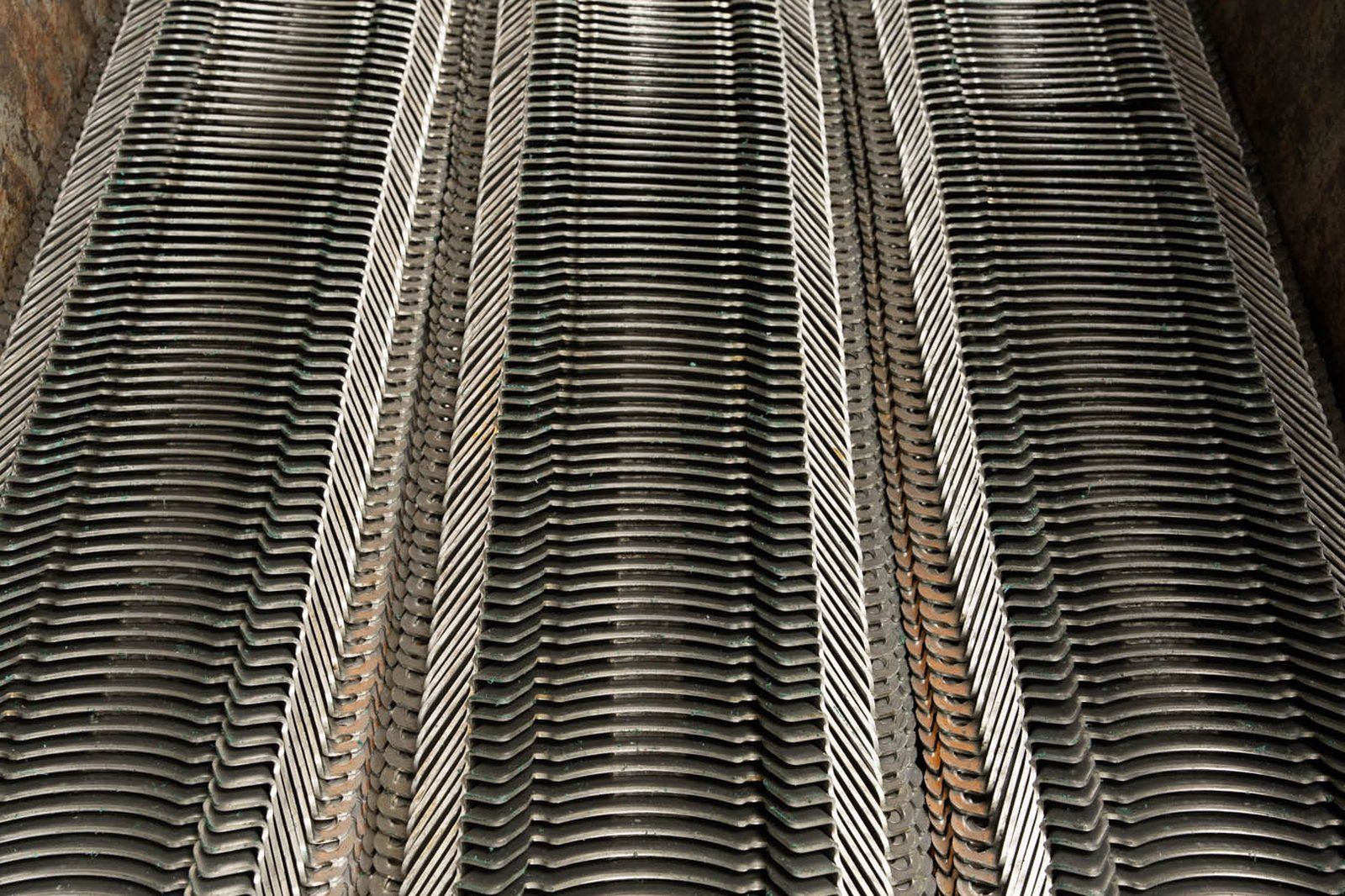 Stacked formed fins